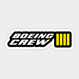 Boeing Crew Sticker